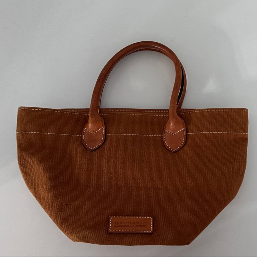 Dooney & Bourke Brown Canvas Tote